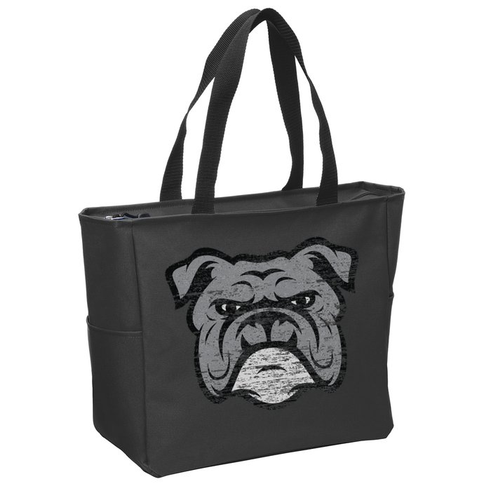Funny Cool Bulldog Dog Lover Gifts Idea Zip Tote Bag