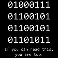 Funny Computer Binary Code Programmer Developer Geek Gift Bag