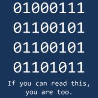 Funny Computer Binary Code Programmer Developer Geek Gift Infant Baby Jersey Bodysuit