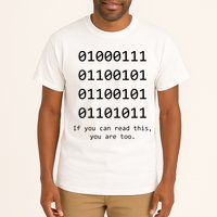 Funny Computer Binary Code Programmer Developer Geek Gift Tall T-Shirt
