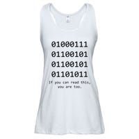 Funny Computer Binary Code Programmer Developer Geek Gift Ladies Essential Flowy Tank