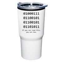 Funny Computer Binary Code Programmer Developer Geek Gift Tumbler
