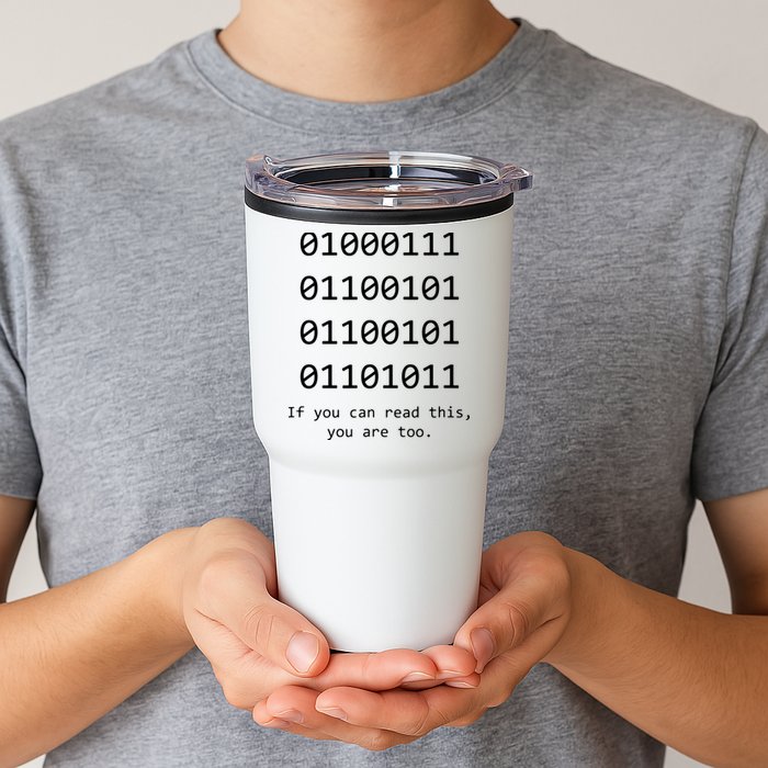 Funny Computer Binary Code Programmer Developer Geek Gift Tumbler