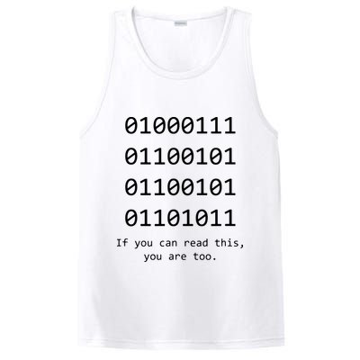 Funny Computer Binary Code Programmer Developer Geek Gift PosiCharge Competitor Tank