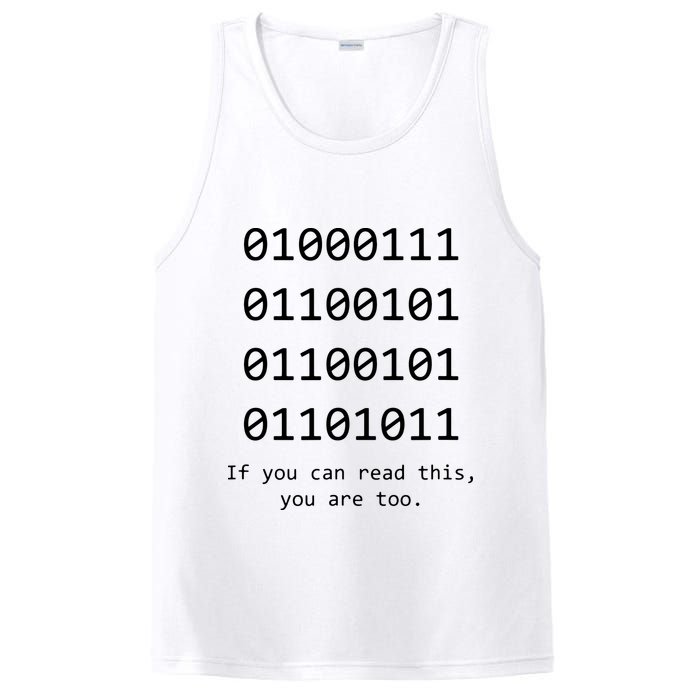 Funny Computer Binary Code Programmer Developer Geek Gift PosiCharge Competitor Tank
