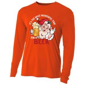 Funny Christmas Beer Meme For Ugly Christmas Beer Funny Gift Cooling Performance Long Sleeve Crew