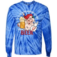 Funny Christmas Beer Meme For Ugly Christmas Beer Funny Gift Tie-Dye Long Sleeve Shirt