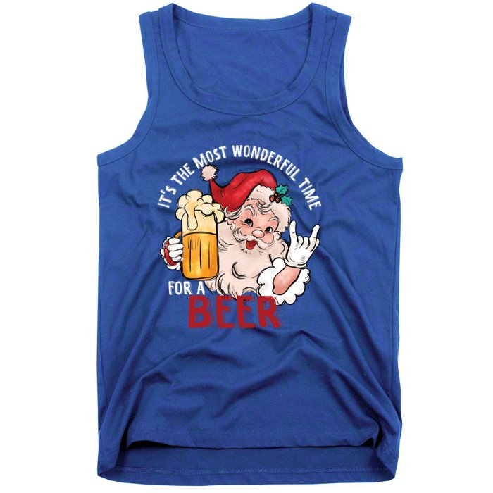 Funny Christmas Beer Meme For Ugly Christmas Beer Funny Gift Tank Top