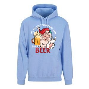 Funny Christmas Beer Meme For Ugly Christmas Beer Funny Gift Unisex Surf Hoodie