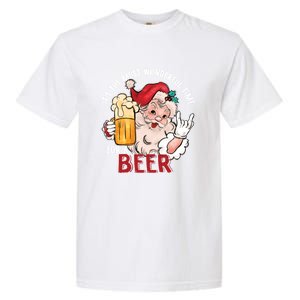 Funny Christmas Beer Meme For Ugly Christmas Beer Funny Gift Garment-Dyed Heavyweight T-Shirt