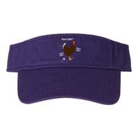 Funny Chicken Butt Guess Why Farm Farming Hens Roaster Valucap Bio-Washed Visor