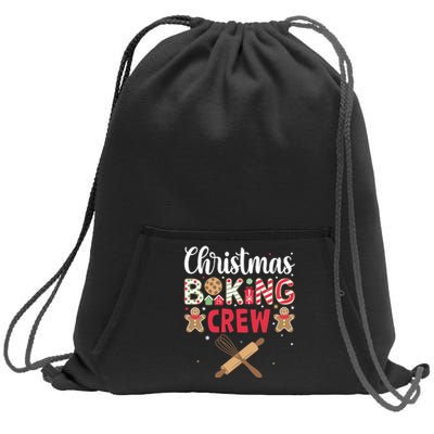 Funny Christmas Baking Crew Baking Christmas Cookie Sweatshirt Cinch Pack Bag