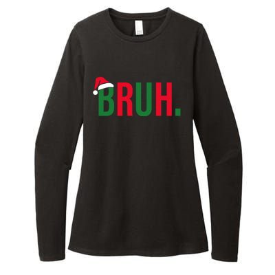 Funny Christmas Bruh Xmas Bruh Womens CVC Long Sleeve Shirt