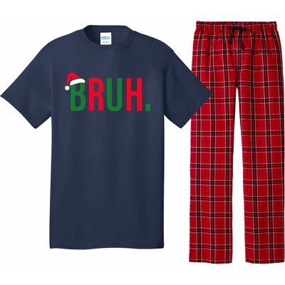 Funny Christmas Bruh Xmas Bruh Pajama Set