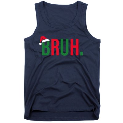 Funny Christmas Bruh Xmas Bruh Tank Top