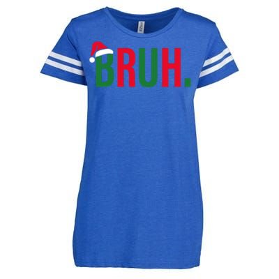 Funny Christmas Bruh Xmas Bruh Enza Ladies Jersey Football T-Shirt