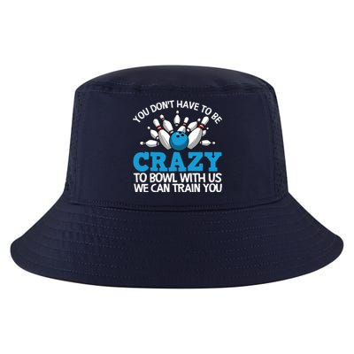 Funny Crazy Bowling Gift Bowlers Ten Pin Players Men Women Cool Comfort Performance Bucket Hat