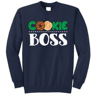 Funny Cookie Boss Girl Troop Leader Family Matching Tall Sweatshirt