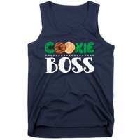 Funny Cookie Boss Girl Troop Leader Family Matching Tank Top