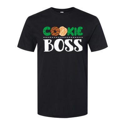 Funny Cookie Boss Girl Troop Leader Family Matching Softstyle CVC T-Shirt