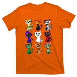 Funny Cute Boo Halloween Cat Cute Black Cat Costume Gift T-Shirt