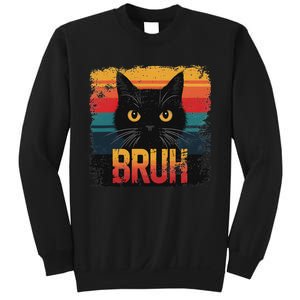 Funny Cat Bruh For Ns Meme Graphic Sweatshirt