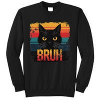 Funny Cat Bruh For Ns Meme Graphic Sweatshirt