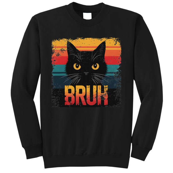 Funny Cat Bruh For Ns Meme Graphic Sweatshirt