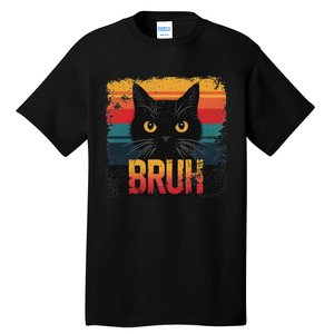 Funny Cat Bruh For Ns Meme Graphic Tall T-Shirt