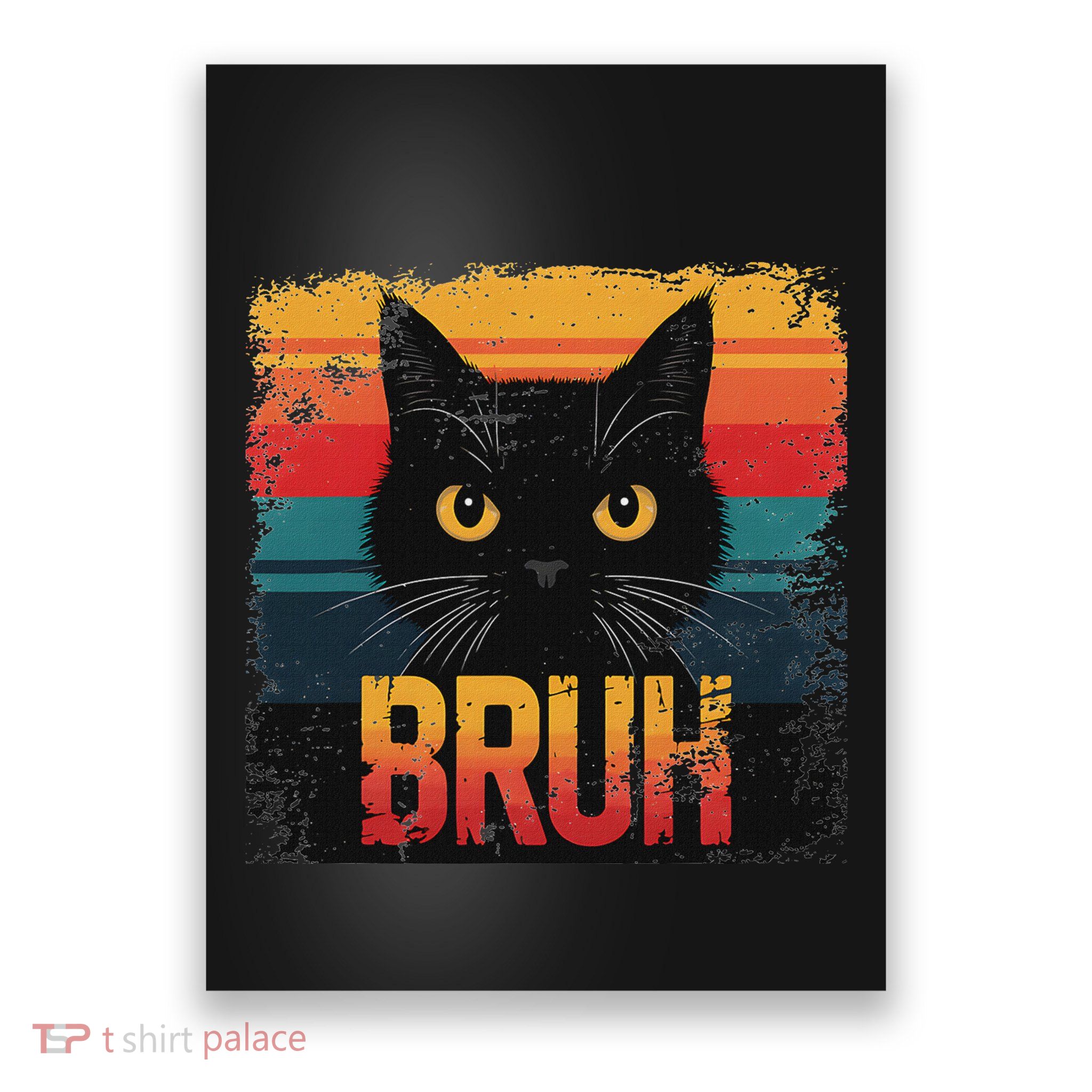 Funny Cat Bruh For Ns Meme Graphic Poster