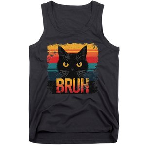 Funny Cat Bruh For Ns Meme Graphic Tank Top