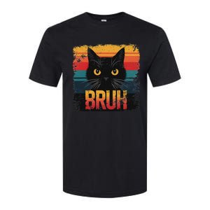 Funny Cat Bruh For Ns Meme Graphic Softstyle CVC T-Shirt