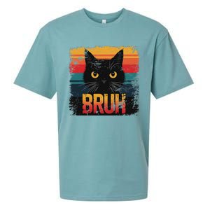 Funny Cat Bruh For Ns Meme Graphic Sueded Cloud Jersey T-Shirt