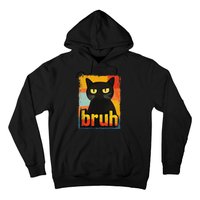 Funny Cat Bruh For Ns Women Meme Graphic Hoodie