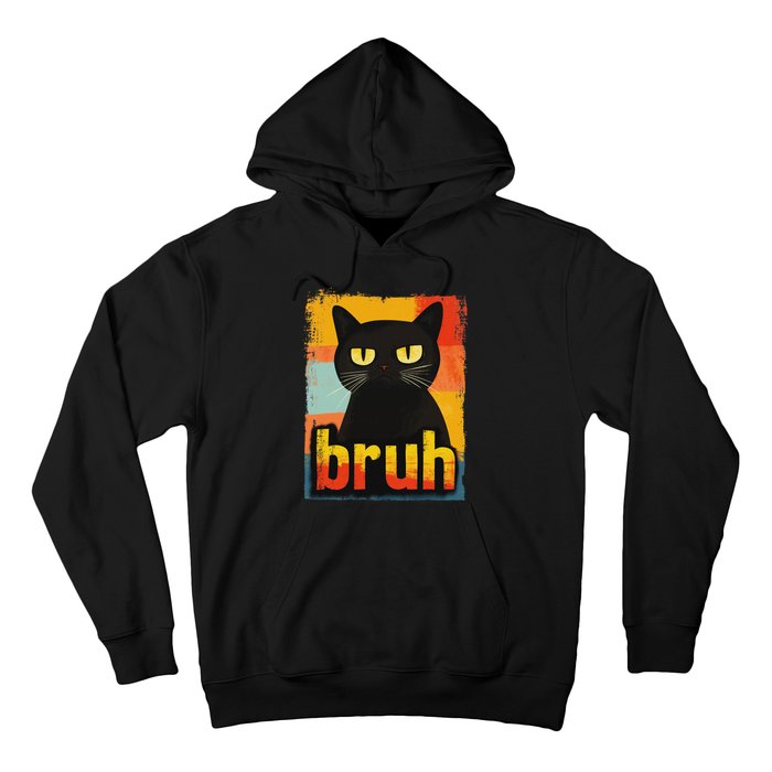 Funny Cat Bruh For Ns Women Meme Graphic Hoodie