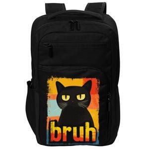 Funny Cat Bruh For Ns Women Meme Graphic Impact Tech Backpack