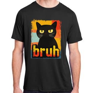 Funny Cat Bruh For Ns Women Meme Graphic Adult ChromaSoft Performance T-Shirt