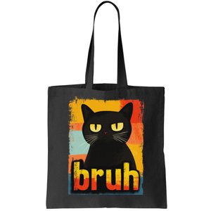 Funny Cat Bruh For Ns Women Meme Graphic Tote Bag