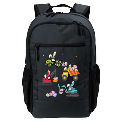 Funny Construction Bunny Easter Day Egg Daily Commute Backpack