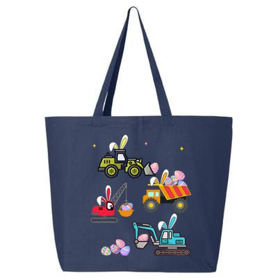 Funny Construction Bunny Easter Day Egg 25L Jumbo Tote