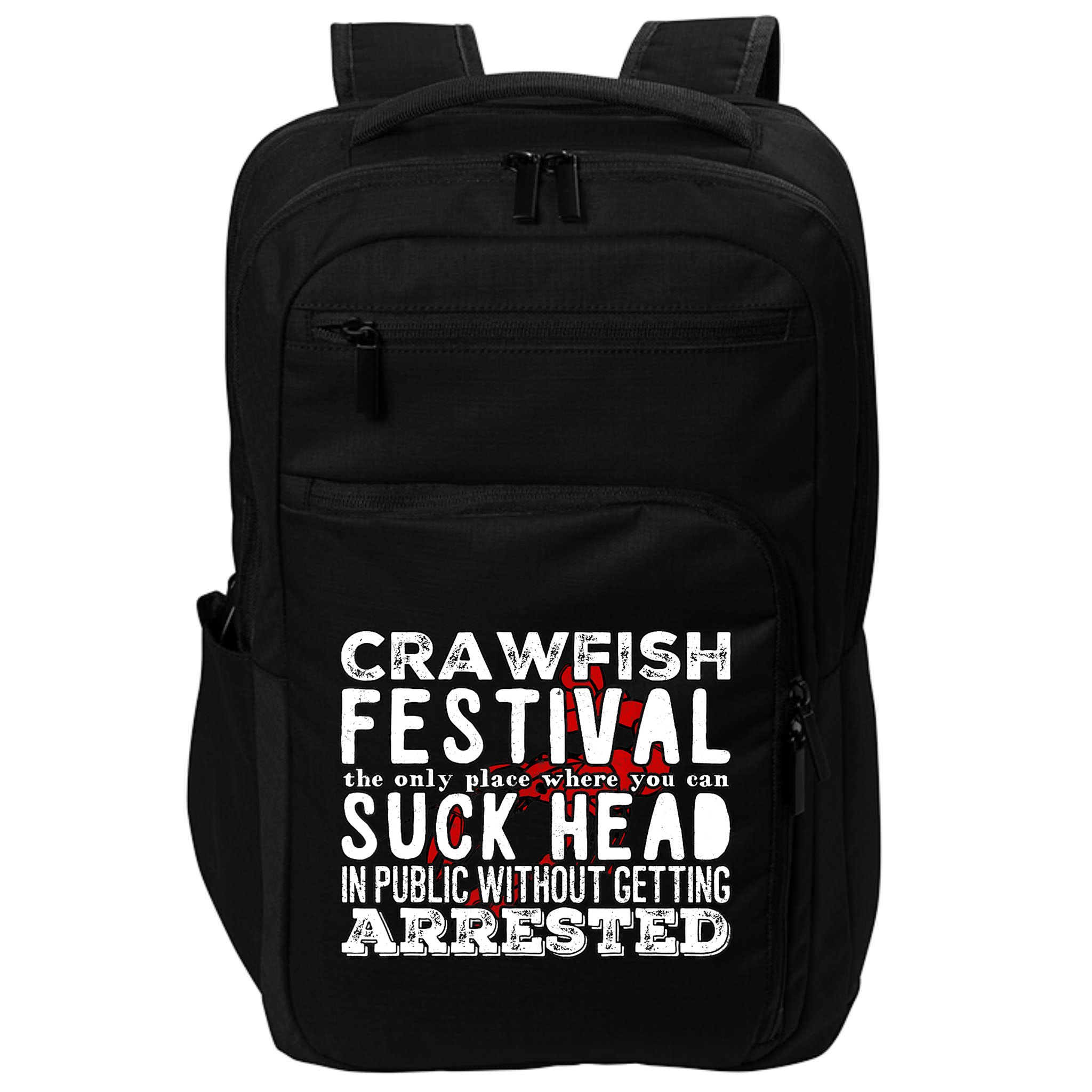 Funny Crawfish Boil Festival Impact Tech Backpack