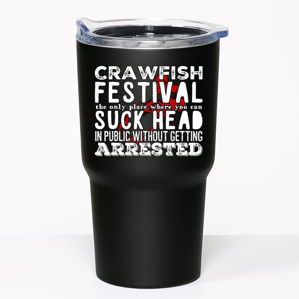 Funny Crawfish Boil Festival Tumbler