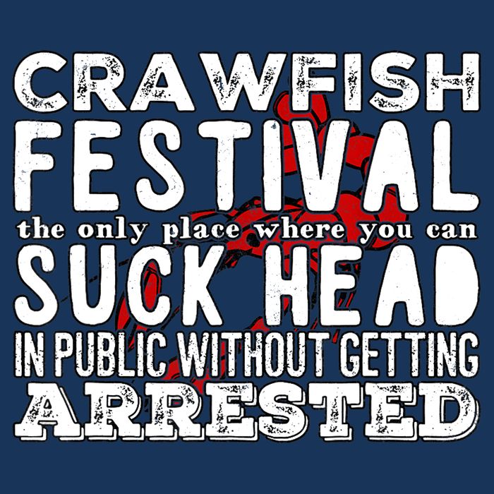 Funny Crawfish Boil Festival 7 Panel Mesh Trucker Snapback Hat