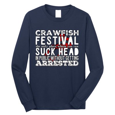 Funny Crawfish Boil Festival Long Sleeve Shirt