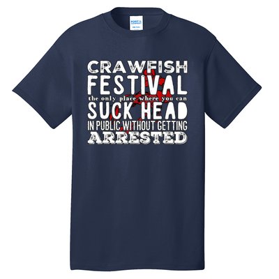 Funny Crawfish Boil Festival Tall T-Shirt