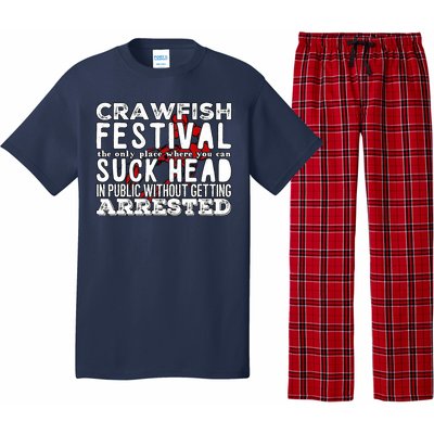 Funny Crawfish Boil Festival Pajama Set