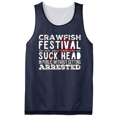 Funny Crawfish Boil Festival Mesh Reversible Basketball Jersey Tank