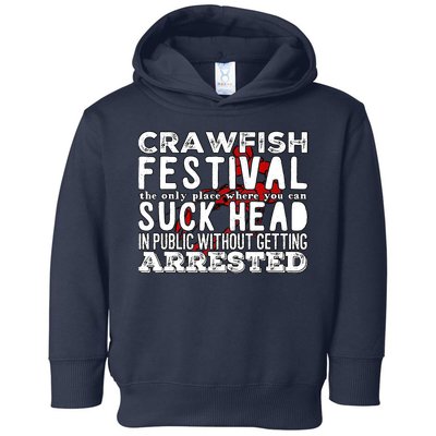 Funny Crawfish Boil Festival Toddler Hoodie