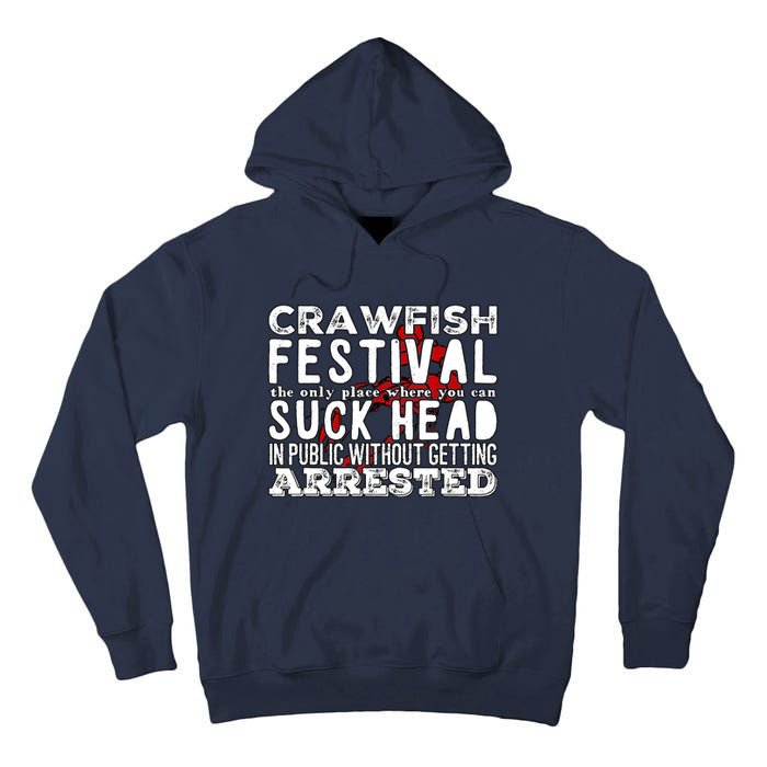 Funny Crawfish Boil Festival Tall Hoodie