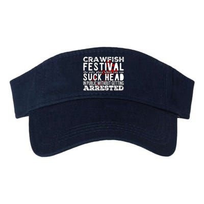 Funny Crawfish Boil Festival Visor